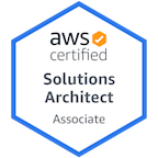 AWS Solution Architect Associate badge
