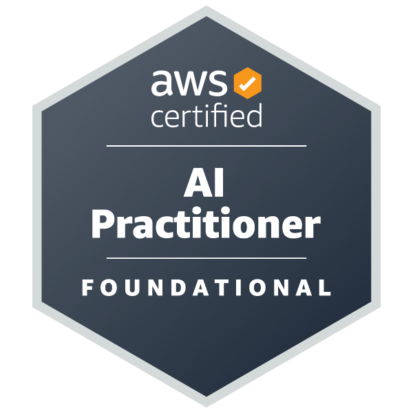 AWS Certified AI Practitioner badge