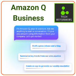 Amazon Q Business - AI delivered by Tech Reformers logo